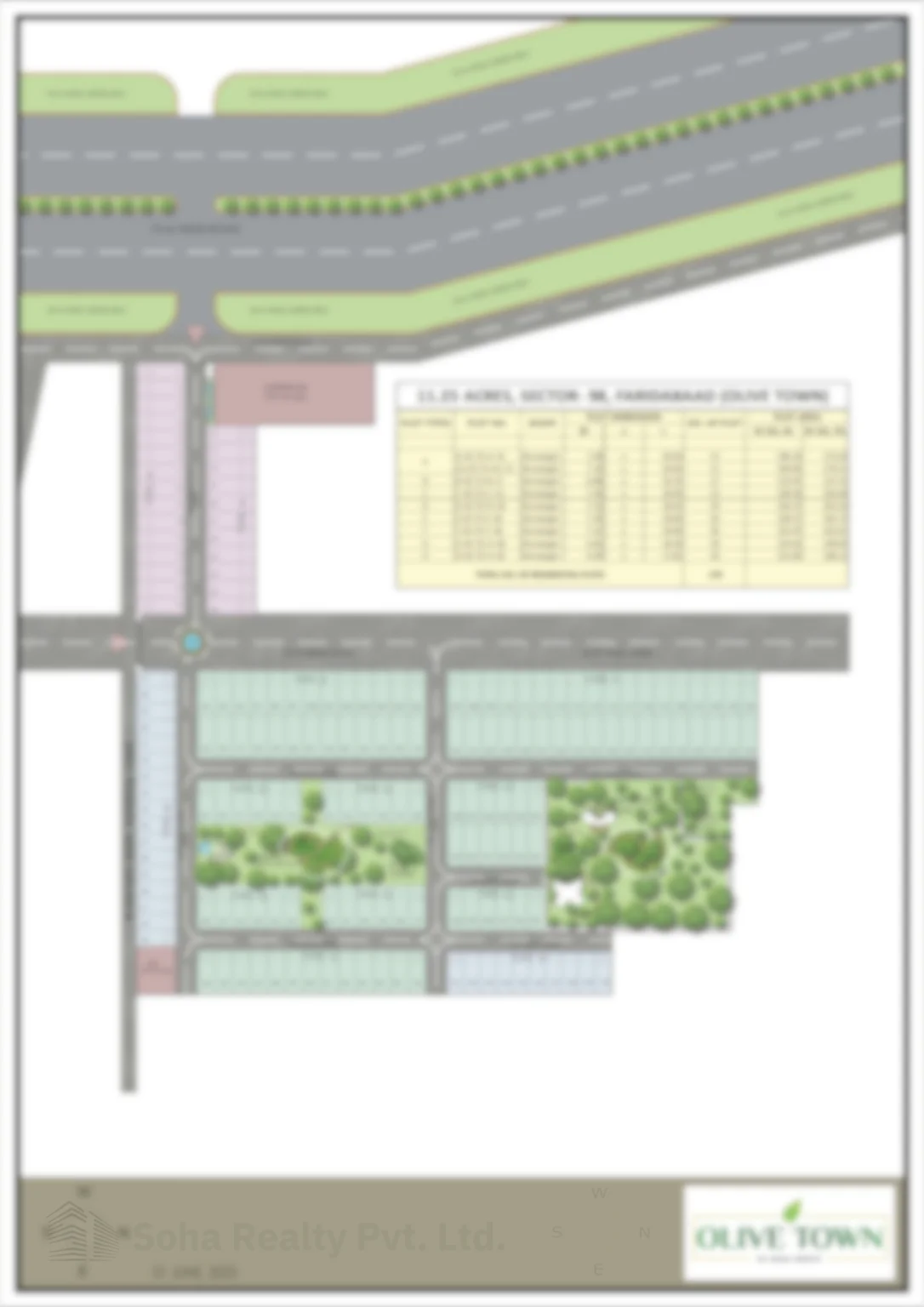 Olive Town sample flat